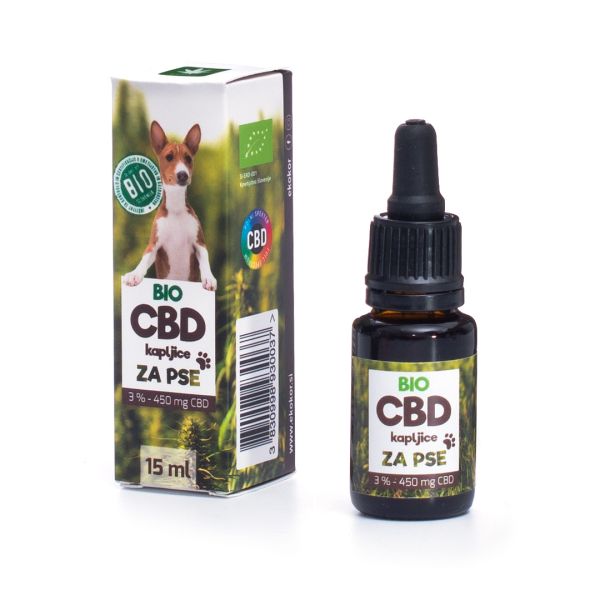 bio cbd kapljice za pse 15ml
