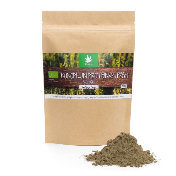 konopljin proteinski prah ekokor v 300g vrecki