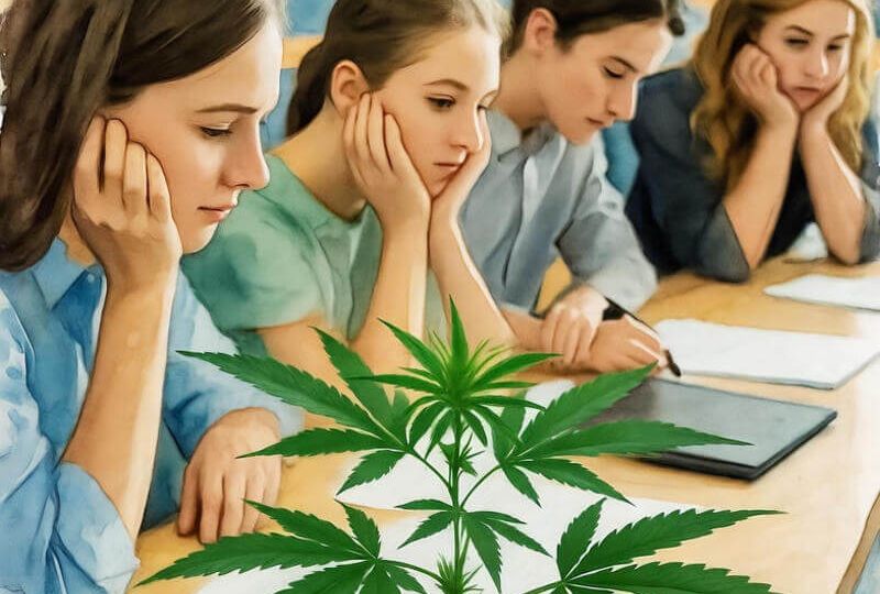 študenti proučujejo konopljo za CBD kapljice