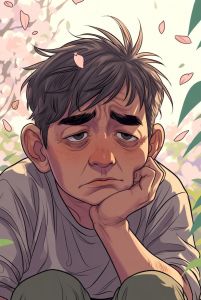 utrujen moški brez energije