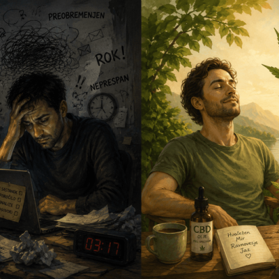 izgorelost CBD moška