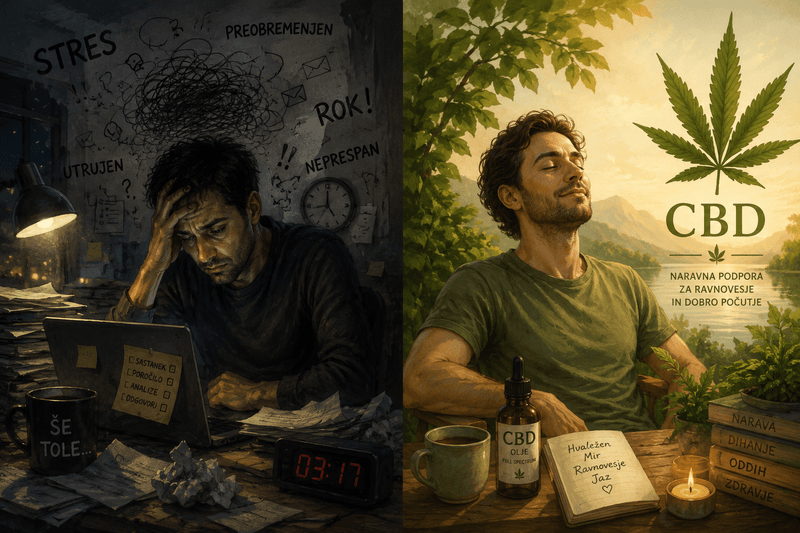 izgorelost CBD moška